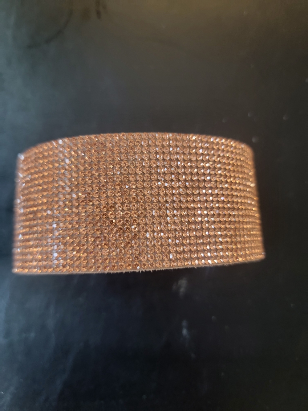 Torrid Crystal Pavé Wide Cuff Bracelet - Rose Gold